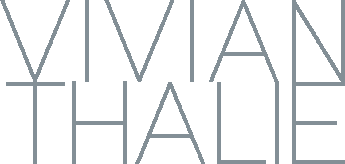 Logo Vivian Thalie blanc